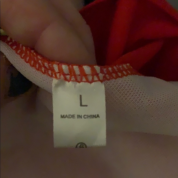 Champagne Problems Red Bathing Suit - Picture 3 of 5